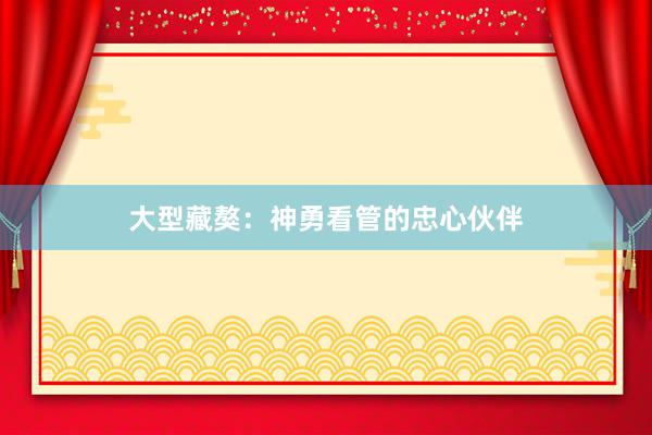 大型藏獒：神勇看管的忠心伙伴